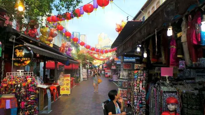 A market in Singapore