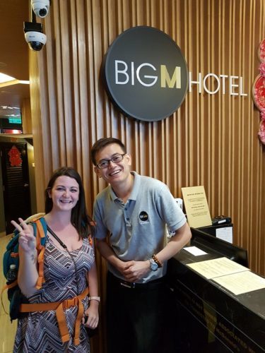 Big M hotel staff - Kuala Lumpur, Malaysia