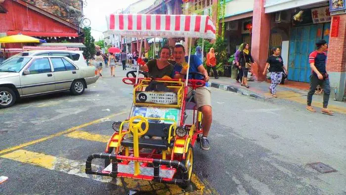 Cycle buggy in Penang, Malaysia