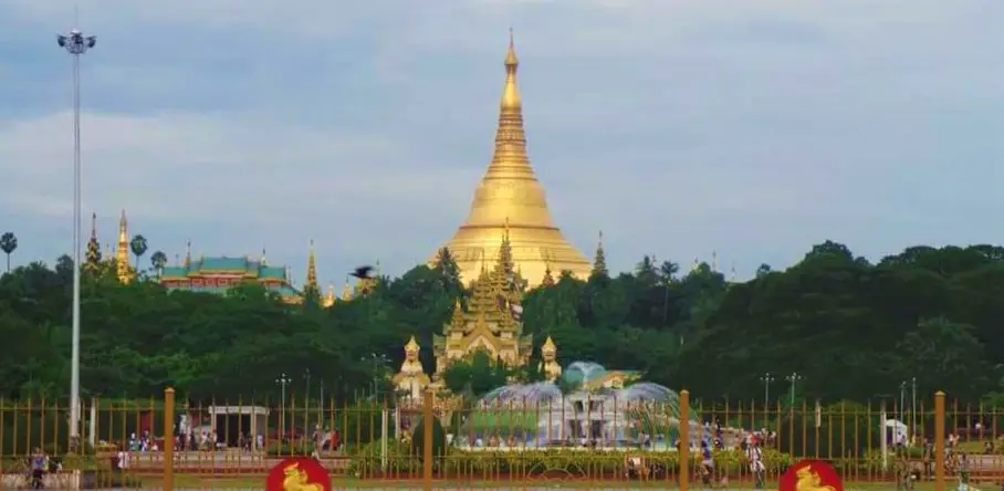 Shwedagon Pagoda in Yangon, Myanmar