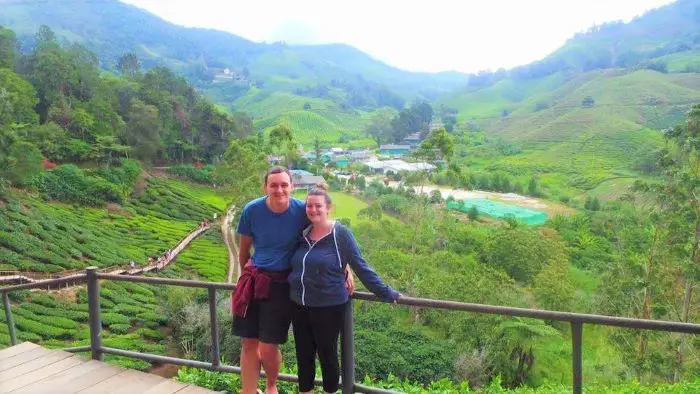 Tea plantations in the Cameron Highlands, Malaysia