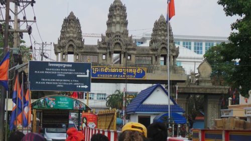 Thailand to Cambodia border crossing