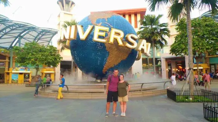 Universal Studios entrance in Singapore