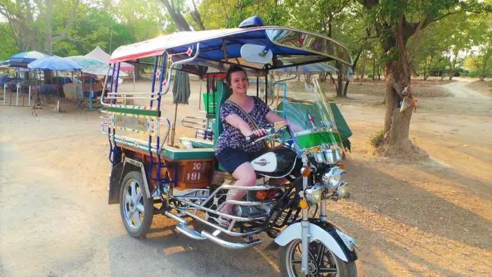 A tuk-tuk in Thailand