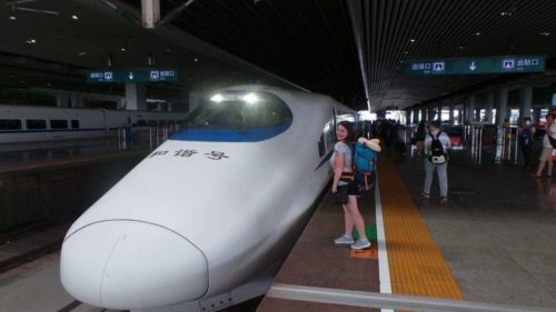Bullet train in China