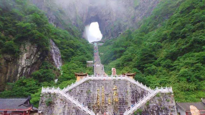 Heaven's Gate on Tianmen Mountain, China