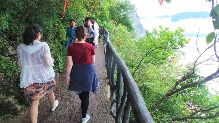 Tianmen Mountain walkway, China