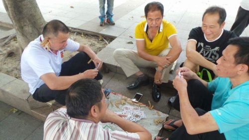 Games on Shamian island - Guangzhou, China