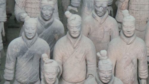 Terracotta Warriors close up -X'ian, China