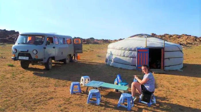 Camping in Mongolia