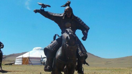 Genghis Khan statue grounds - Mongolia