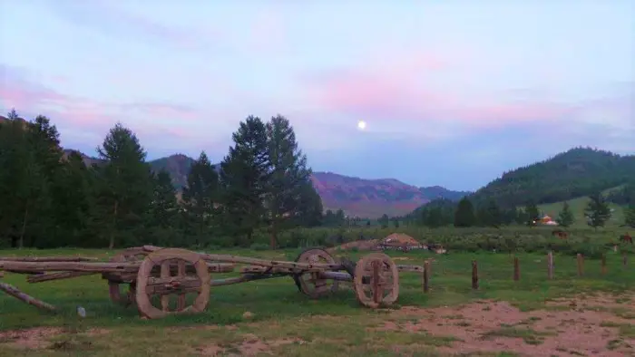 Sunset at Terelj National Park, Mongolia