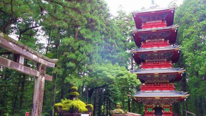 A temple in Nikko, Japan