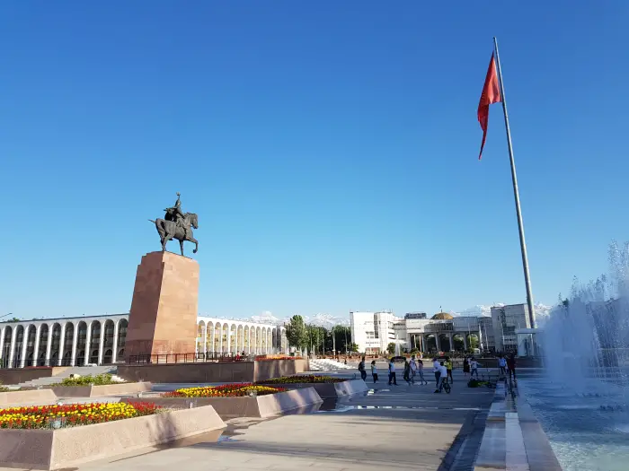 Ala-Too Square in Bishkek, Kyrgyzstan