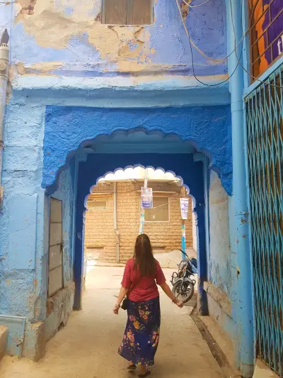 Blue walls of Jodhpur, India