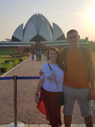 Lotus Temple in New Delhi, India