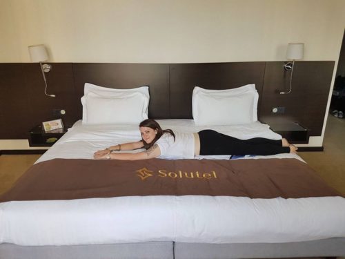 Solutel hotel bedroom - Bishkek, Kyrgyzstan