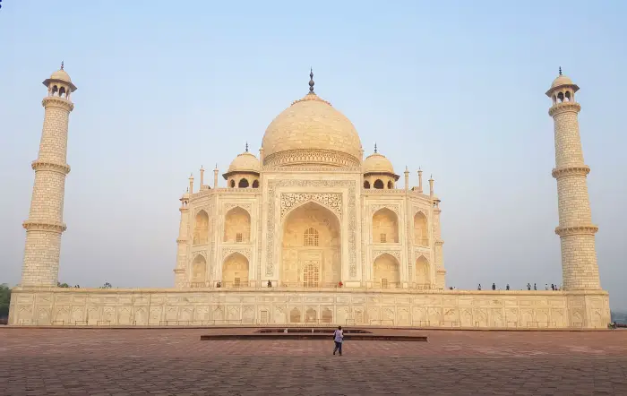 Taj Mahal at sunrise