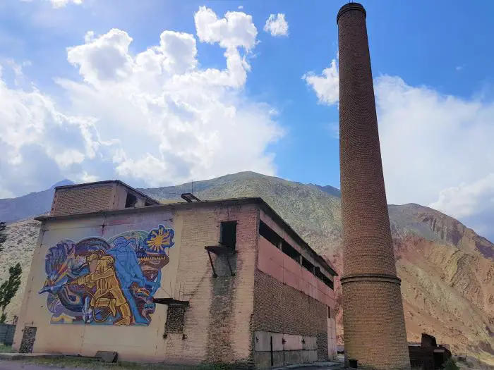 A factory in Savoda, Tajikistan