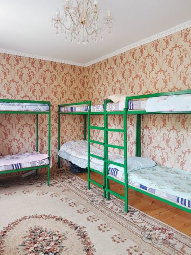 Apple hostel dorm room - Osh, Kyrgyzstan