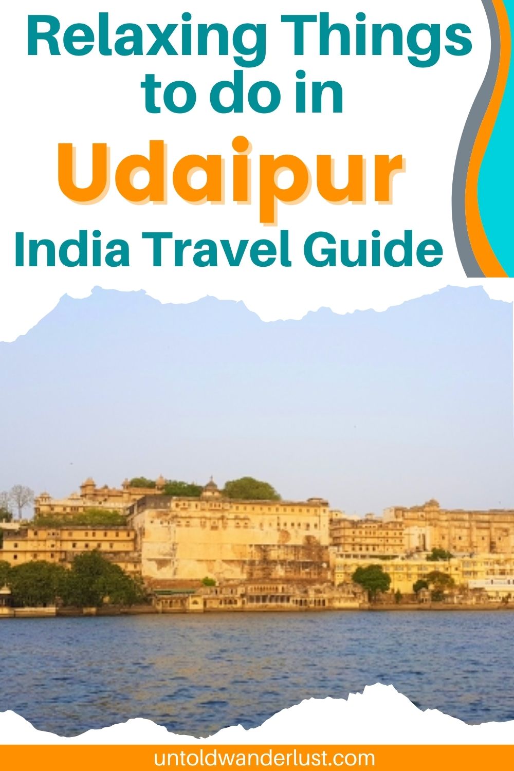 Relaxing Things to do in Udaipur, India