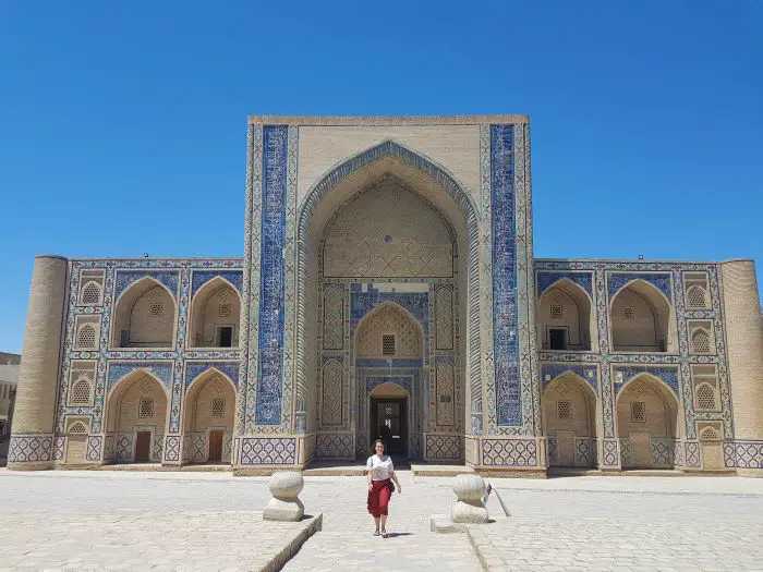 A building in Bukhara, Uzbekistan