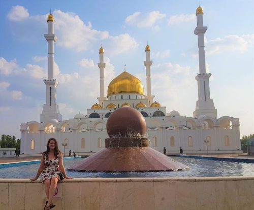 A mosque in Astana, Kazakhstan