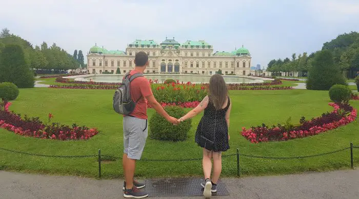 Belvedere Palace in Vienna, Austria