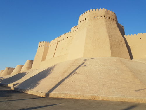 Fort walls - Khiva, Uzbekistan