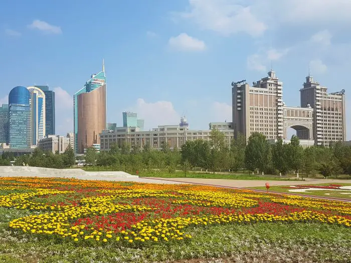 Modern skyline of Astana, Kazakhstan