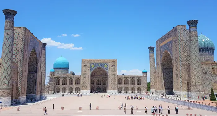 Registan Square in Samarkand, Uzbekistan