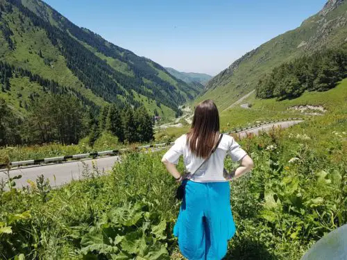 The roads leading to Big Almaty lake - Almaty, Kazakhstan