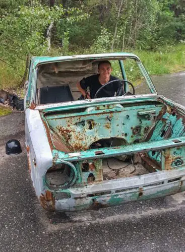 Abandoned car - Chernobyl, Ukraine