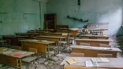 Abandoned high school - Chernobyl, Ukraine