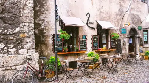 A cafe in Krakow