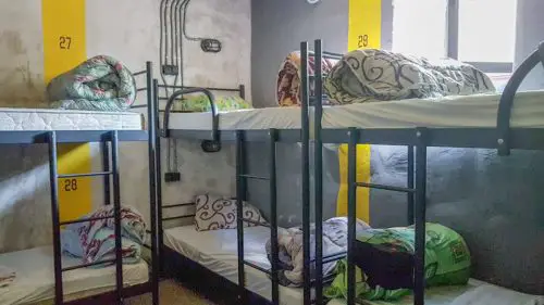 Lviv prison hostel dorm room - Lviv, Ukraine