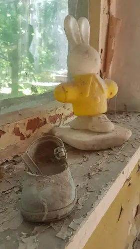 Toys left at kindergarten - Chernobyl, Ukraine