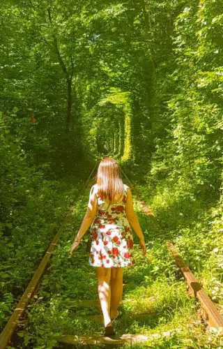 Walking through the love tunnel - Kelvan, Ukraine