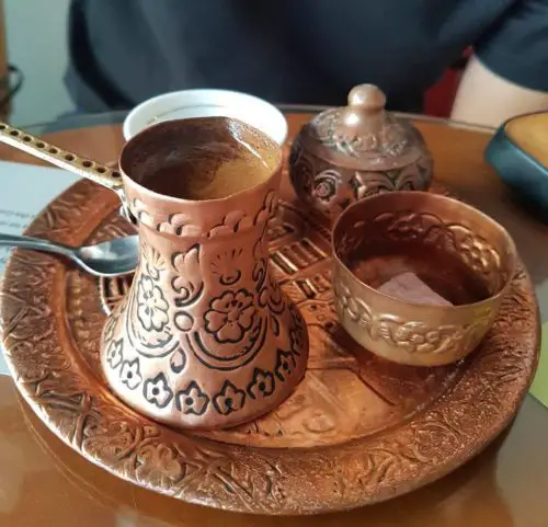 Bosnian coffee in Sarajevo