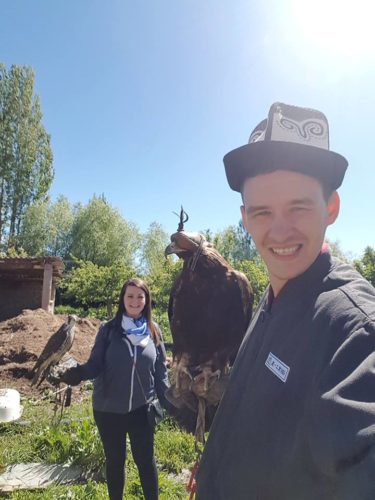 Eagle hunting in Cholpon-Ata, Kyrgyzstan