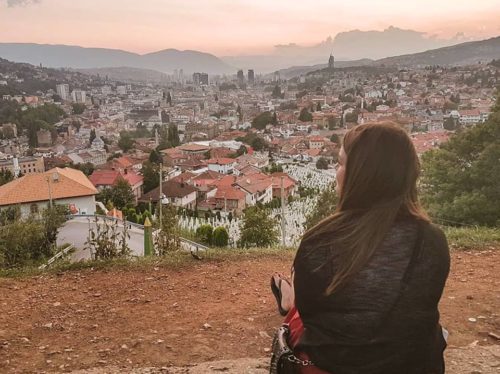 Sunset at the Yellow fort - Sarajevo, Bosnia