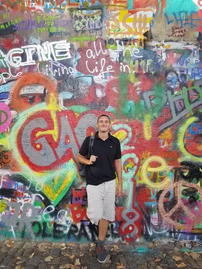 John Lennon Wall in Prague, Czech Republic