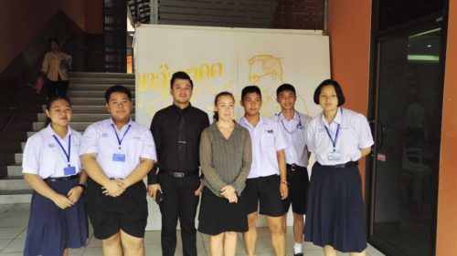 Anna teaching English in Thailand