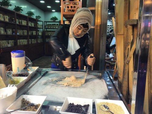 Food markets in Tianjin, China