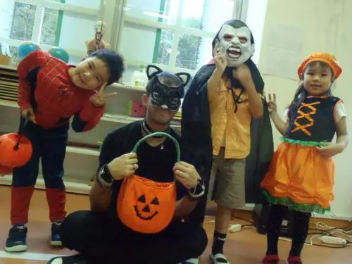 Halloween time at schools in Taiwan