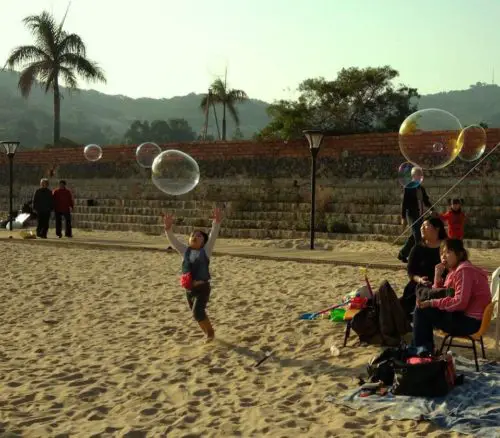 The beach in Xiamen City