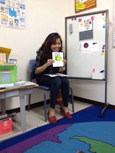 Teaching in the classroom in Japan