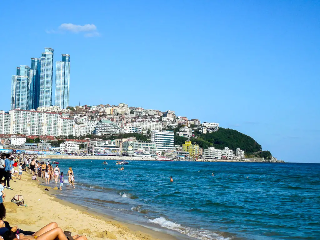 Busan Beach in South Korea