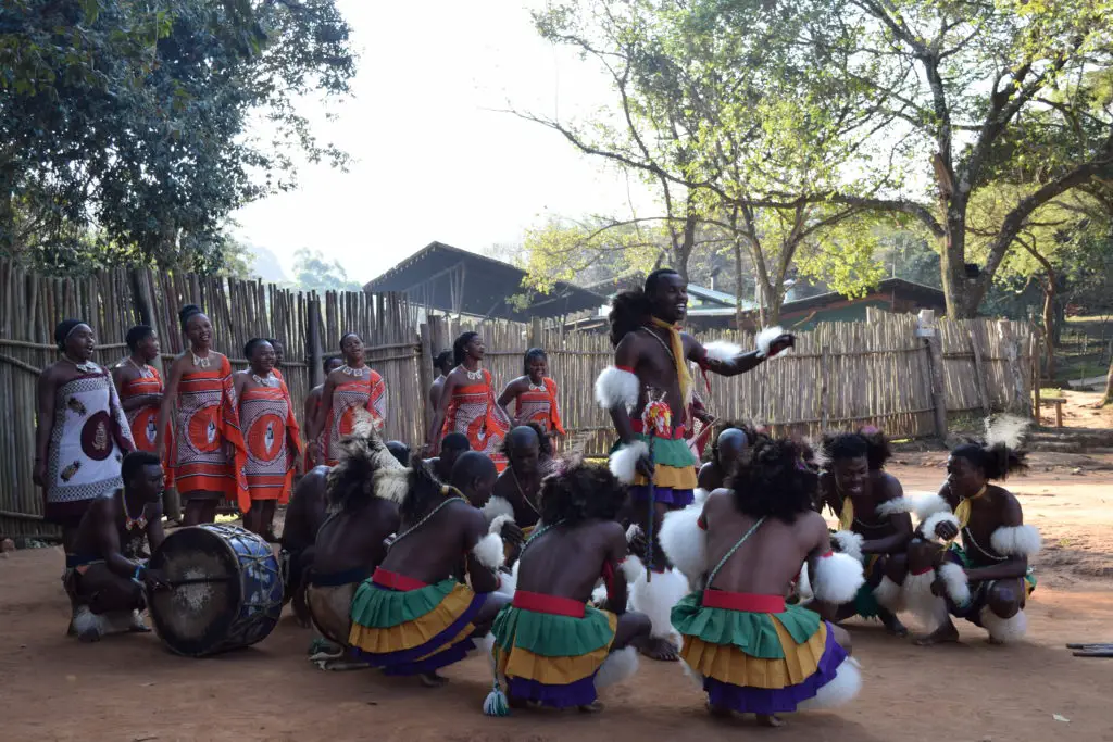 Cultural village dance show - Swaziland