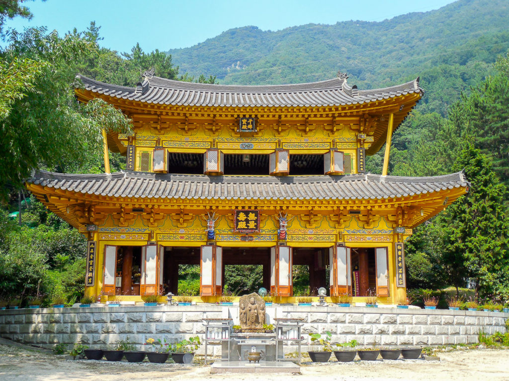 Exploring temples in South Korea